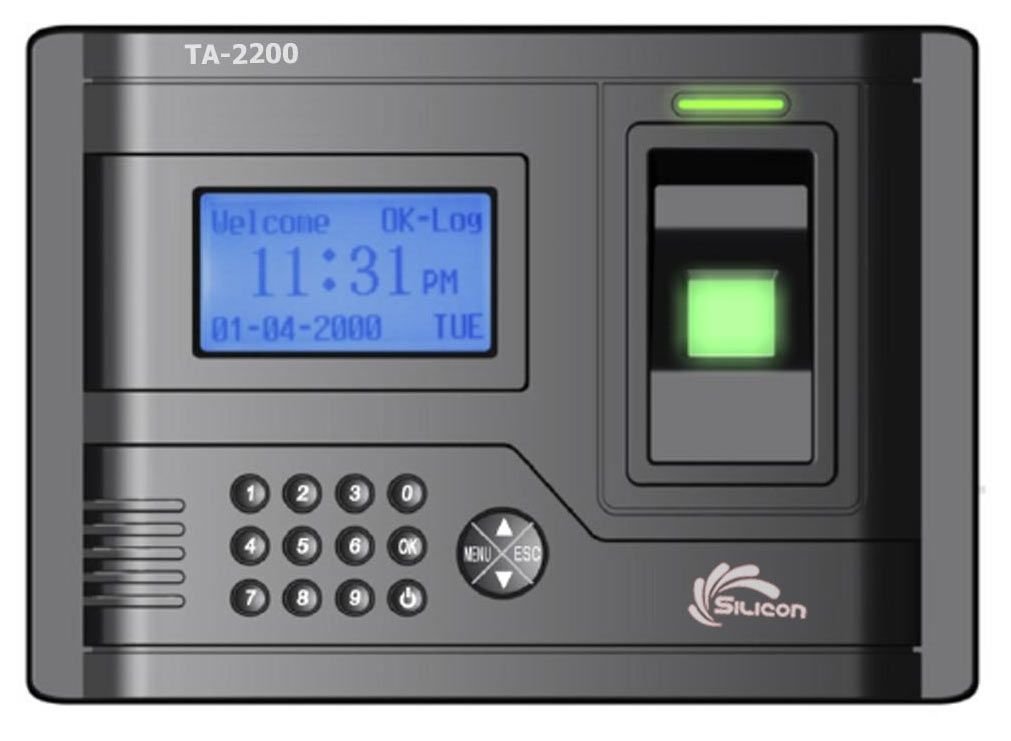 Silicon Fingerprint Time Recorder Machine – TA-2200